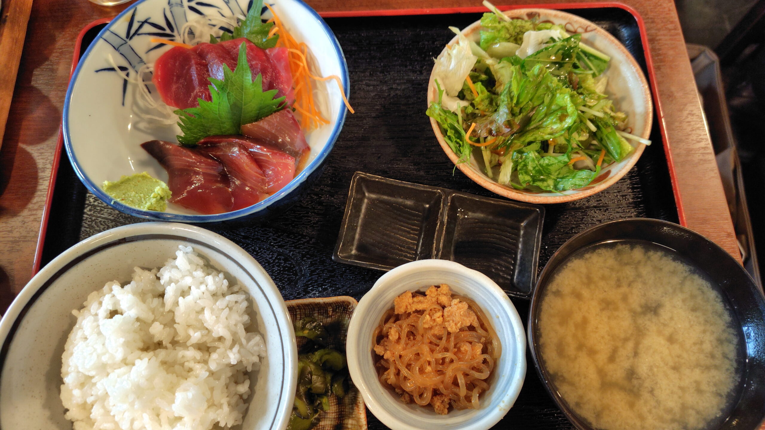 御船のランチ